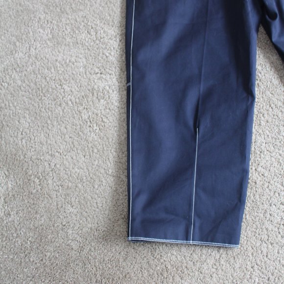 ALEXANDER MCQUEEN CONTRASTING STITCHING PANTS IN BLUE size 48 - Picture 15 of 16